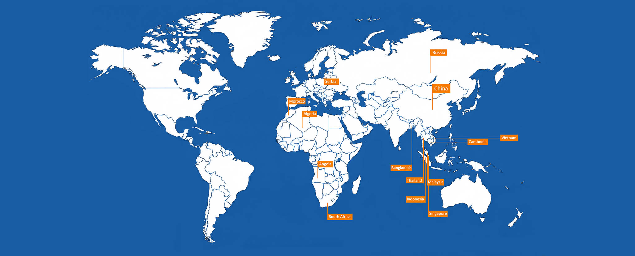 ERAGON Global Water And Wastewater Engineering Project Footprint